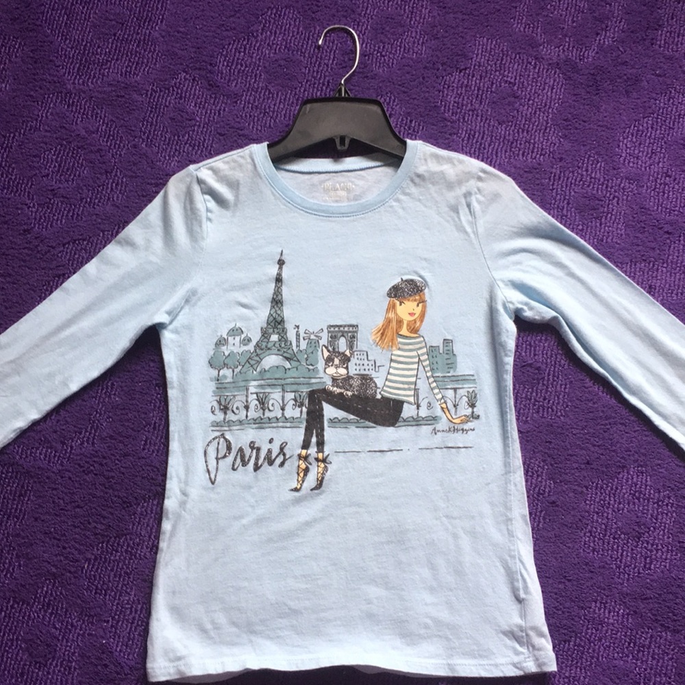 Light Blue Long-Sleeve Tee